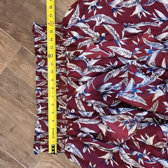 Anthropologie Mynah’s Reynu Taandon Keshika Ruffled Maxi Skirt, Size Large - Picture 4 of 12